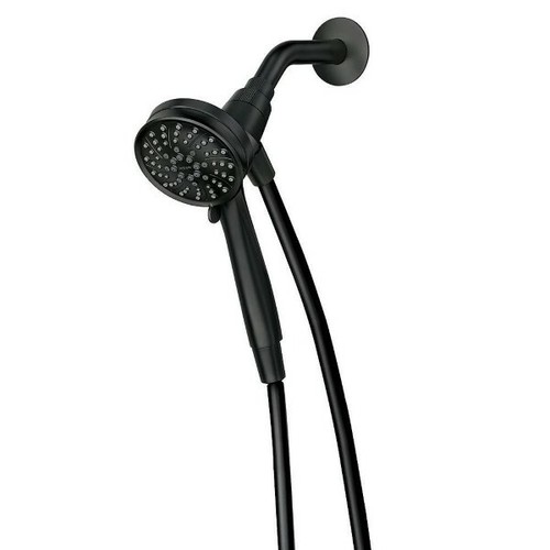MOEN Attract 4" 6-Function Hand Shower w/Magnetix Docking System in Matte Black - Picture 7 of 16