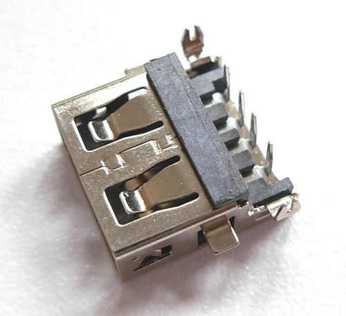 2x Connecteur à souder USB type A femelle -Female USB type A connector to solder - Foto 11 di 12