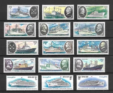 USSR 1970 - 1980s ... Lot of MNH ** Stamps ... Ships, Boats