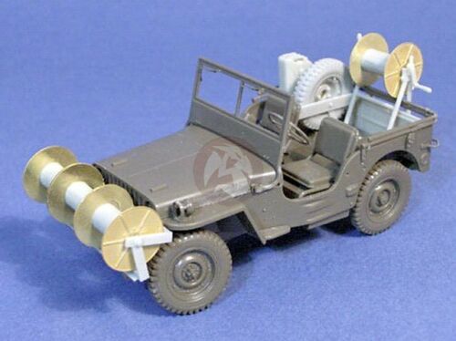 Resicast, skala 1:35 US Willys MB, warstwa kabli, zestaw do konwersji Jeep, II wojna światowa (Tamiya) 351176 - Zdjęcie 1 z 1