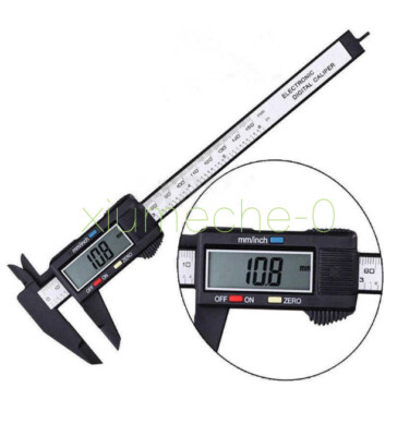 Calibro Digitale Elettronico 150mm/6 Pollici In Fibra Di Carbonio Con Display LCD, Micrometro Per Misurazioni Di Precisione
