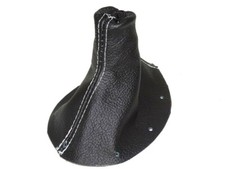 Schaltmanschette Fur Audi TT 8N 1998-2006 Leder Naht Weiss