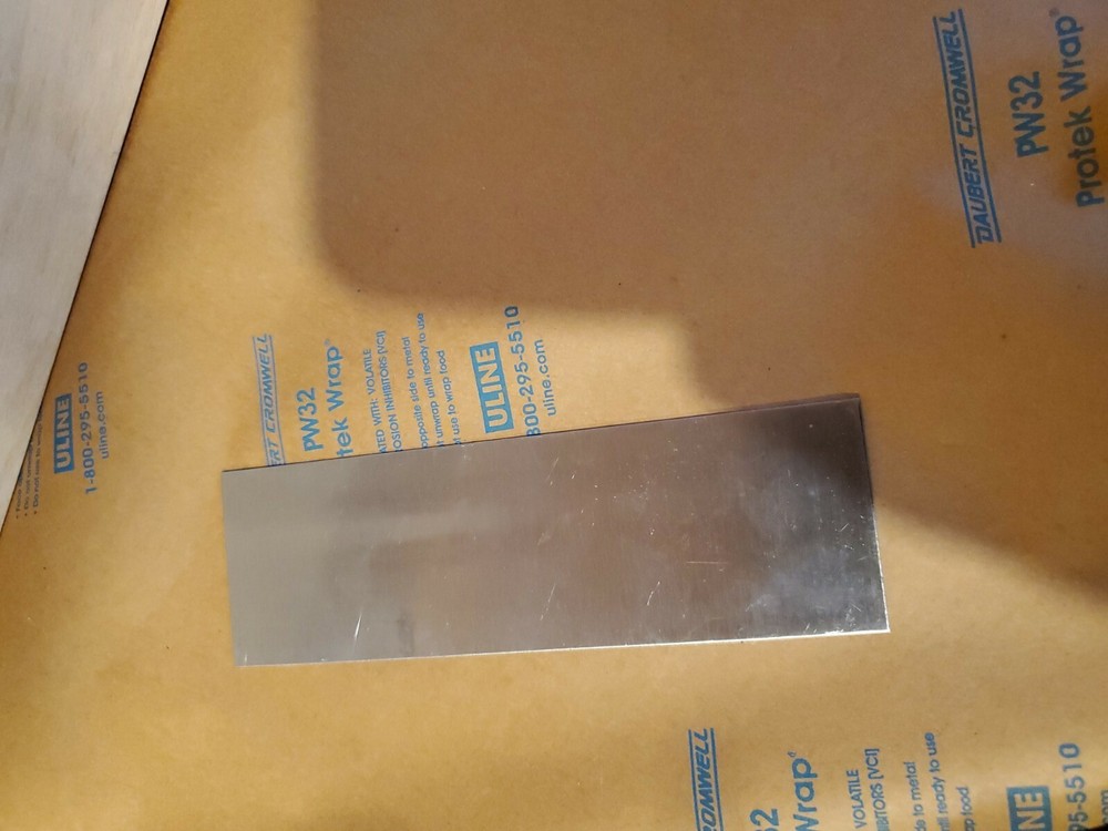 Stainless Steel Shim Stock 1" x 0.010" x 3" Single Piece 010 01 Precision Gauge