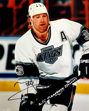 Vintage Hockey Autograph's: Marty McSorley Los Angeles Kings   HK#140A