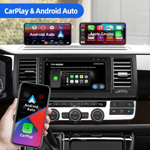 Für VW T6 Transporter Multivan Android 14 Autoradio Carplay GPS Navi RDS WIFI BT - Bild 6 von 17