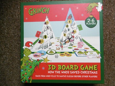 XMAS FAMILY 3D BRETTSPIEL DER GRINCH WIE DIE EHOS WEIHNACHTEN RETTETEN NEU VERSIEGELT