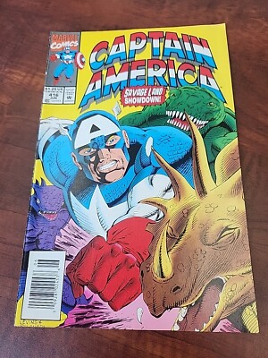 Captain America #416 Comic Book 1993 VF/NM Rik Levins Marvel Comics | eBay