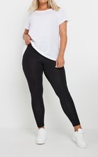 WOMANS PLAIN LEGGINGS NEW VISCOSE FULL LENGTH LADIES UK SIZE 8-26