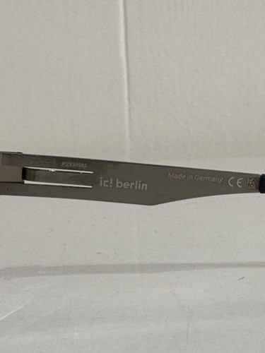Brillenfassungen Ic! Berlin Bert 56 16 150 Graphite 100% Authentic - Picture 5 of 12
