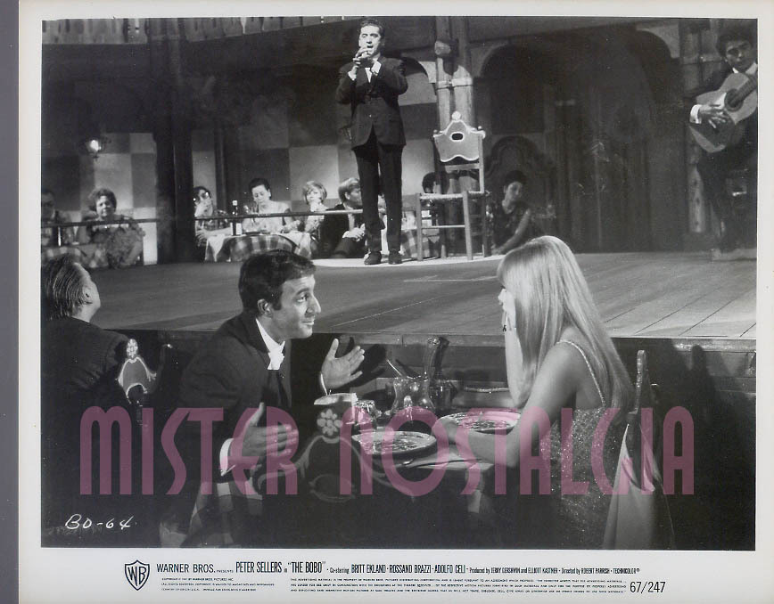 VINTAGE PHOTO 1967 Sexy Britt Ekland Peter Sellers The Bobo #64