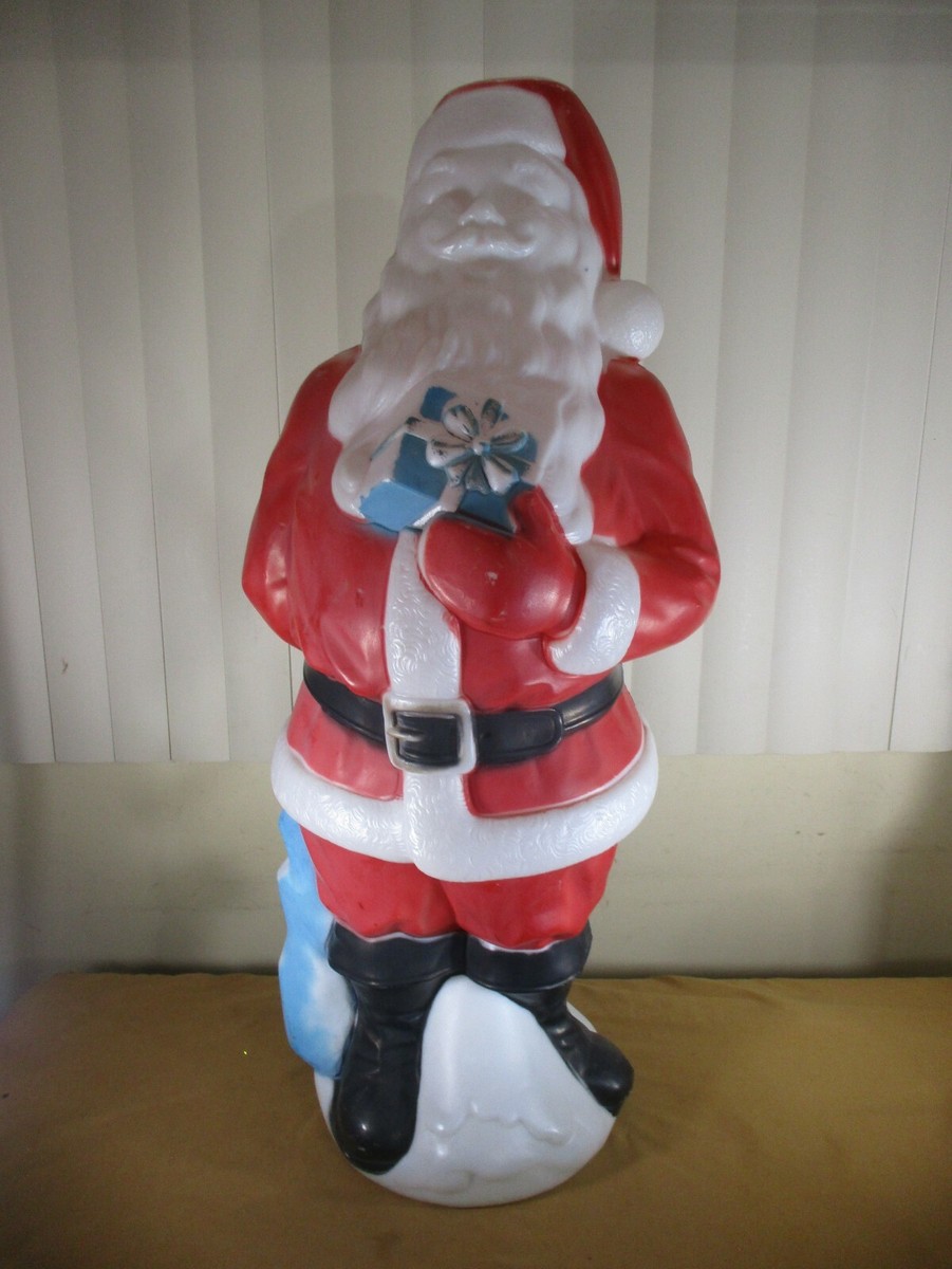 EMPIRE/サンタフェイスライト/vintage/クリスマス/サンタクロース Vintage Empire Large Blow Mold Santa Face 24