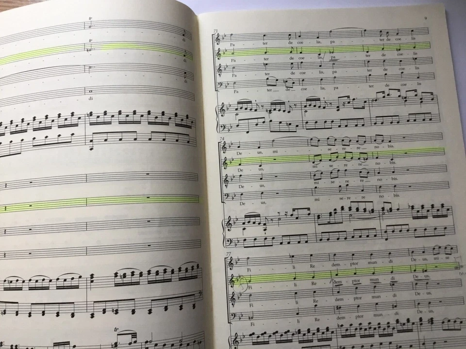 Wolfgang Amadeus Mozart-Litaniae De Venerabili KV125-Piano Reduction - Image 3 of 3