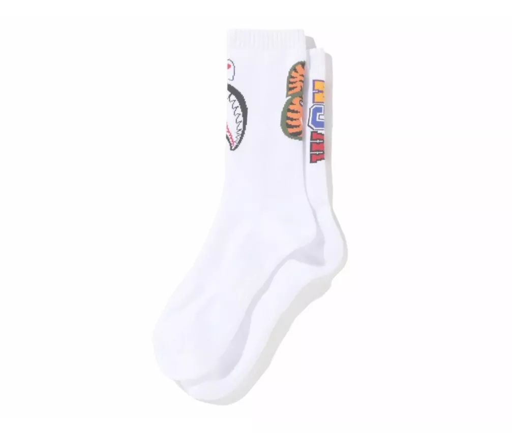 On Sale BAPE Shark Socks by A Bathing Ape Japan eBay