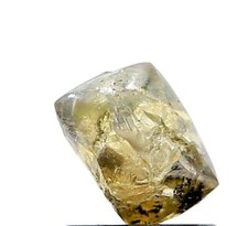 Rough diamond 1.14tcw grayish brown solitaire antique octahedron shape for ring