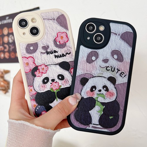 For iPhone Samsung OPPO Xiaomi Case Cute Panda ShockProof Phone Cover Cartoon - Zdjęcie 2 z 13