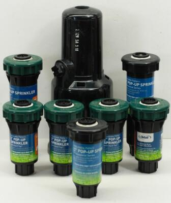 #ad Orbit Assort of Pop Up Sprinklers 1 54116 1 54118 4 54115 1 54117 amp; 1 55100 $31.45