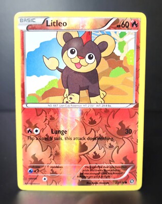 Pokémon TCG - LITLEO - 22/114 - Reverse Holo - XY Steam Siege (2016) - NM+ 