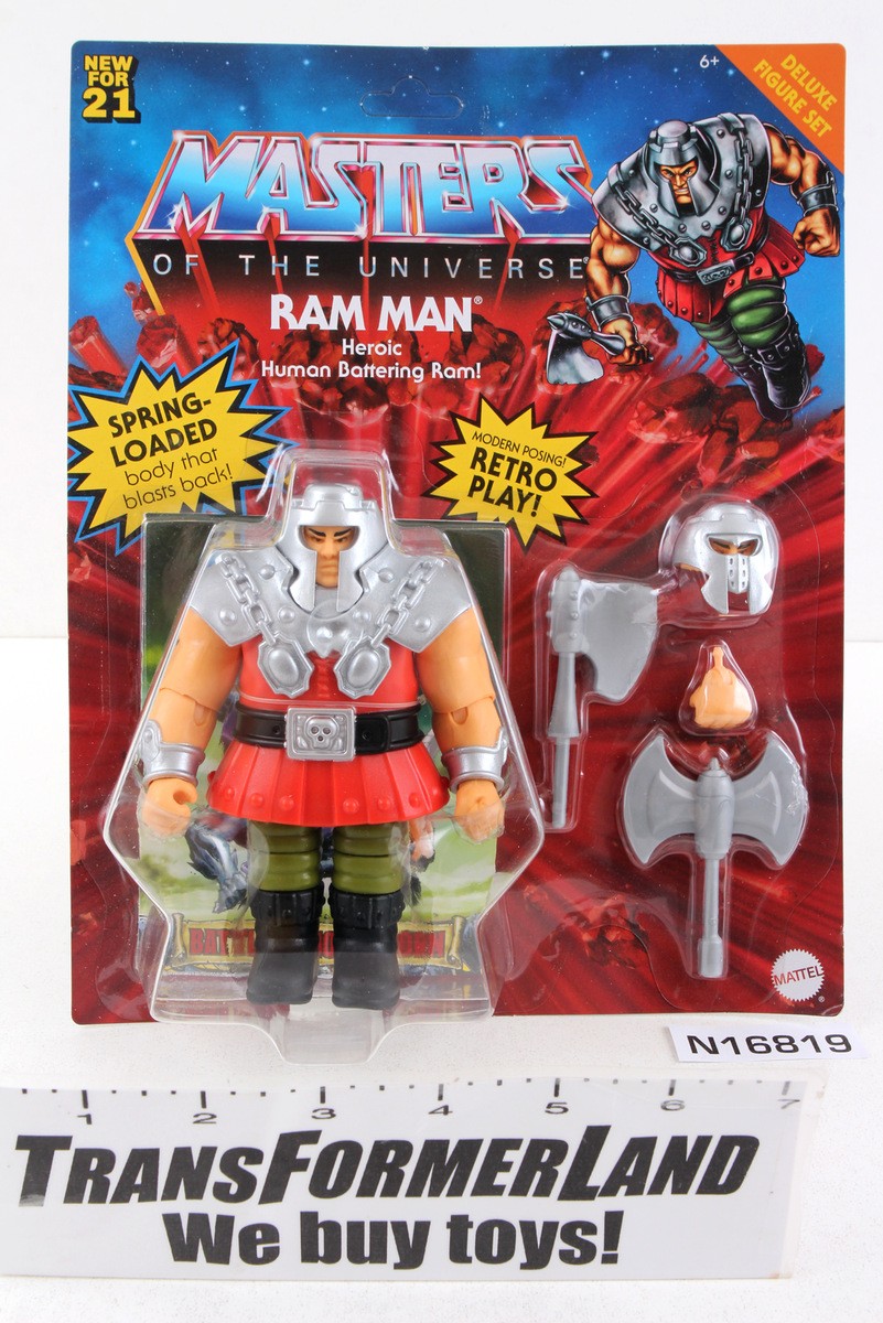 Ram Man  Sealed NEW Deluxe Origins Heman MOTU