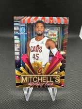 2025-26 Bowman Basketball Hobby Stars Refractor Donovan Mitchell Cavaliers #HS-5
