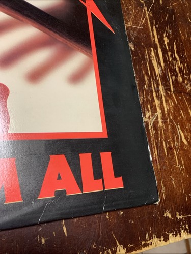 Metallica Kill Em All Original 1983 Vintage Lp Vinyl Megaforce Press Record - Picture 10 of 24