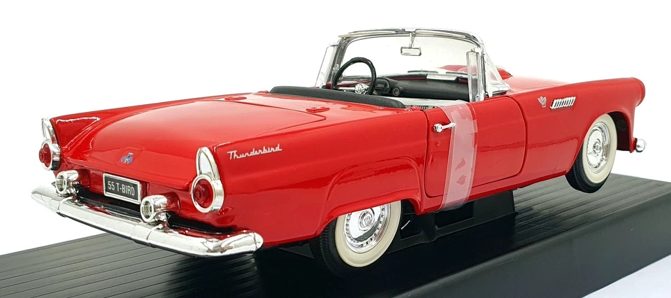 Road Signature 1/18 Scale 92068 - 1955 Ford Thunderbird - Red - Image 2 of 4