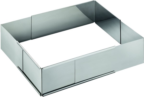 Backrahmen Edelstahl Verstellbar Kelomat Rahmen Backform Tortenring Kuchenring-image