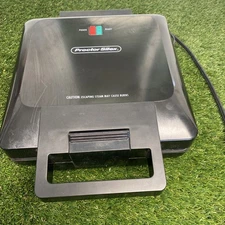 Proctor Silex Model 26051 Belgian Waffle Iron Baker Black Non Stick