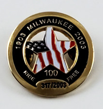 2003 Milwaukee Ride Free Motorcycle Vintage Pin Biker 317/2003 Made In USA