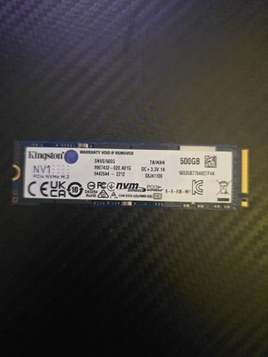 Kingston NV1 500GB PCIe NVMe M.2 Internal SSD (SNVS/500G)