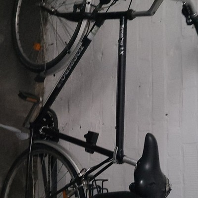 FALCON TORPEDO City Bike Schwarz/Silber mit Korb, Gepäckträger, Schutzblechen