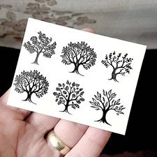 Temporary tattoo sheet Tree of Life, Tree of Life Tattoos, Black Tiny Tattoos