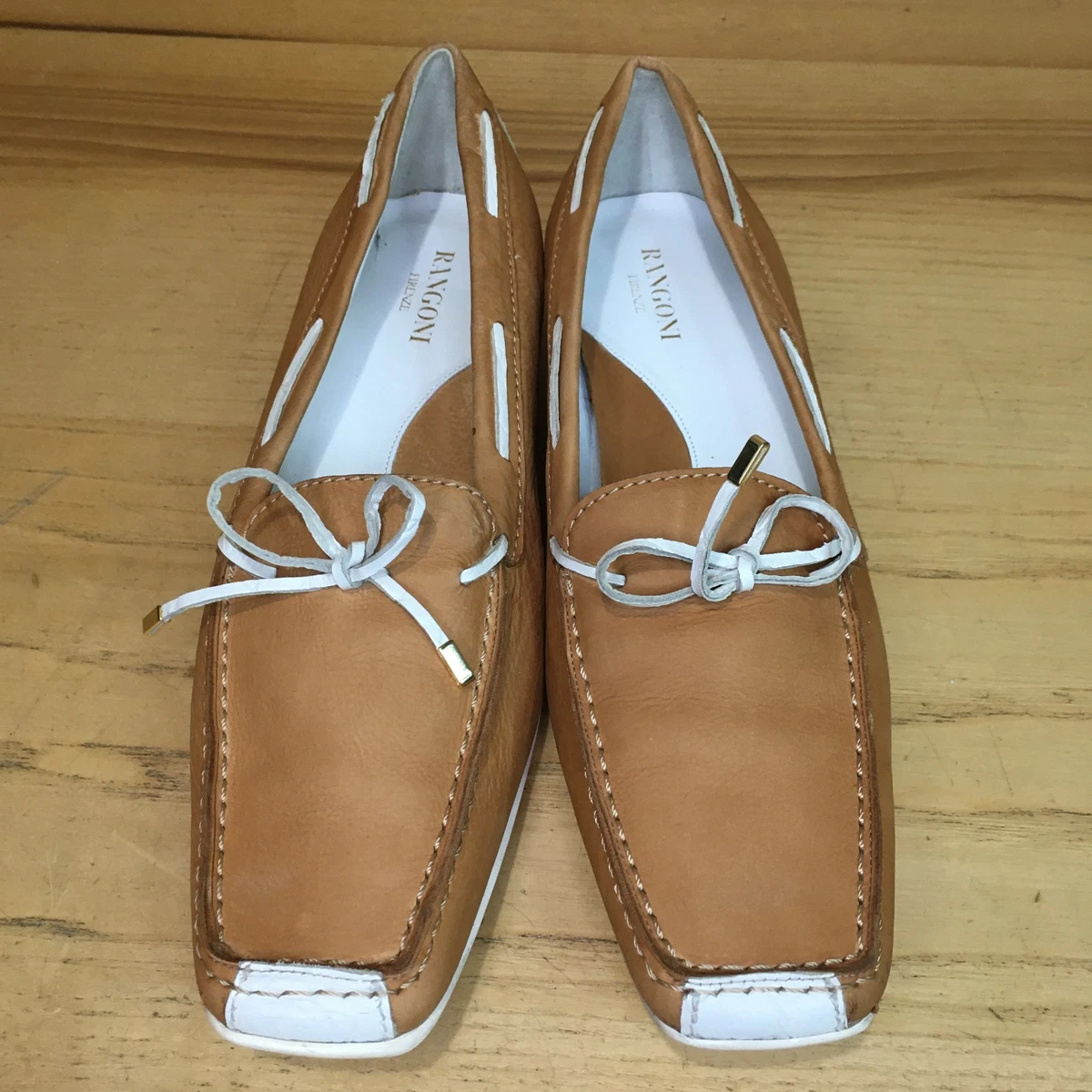 Rangoni Firenze Men Size US 7.5 | EU 40 Luxurious Brown Woven Leather Slip-Ons Rangoni - Etsy Canada main image 3
