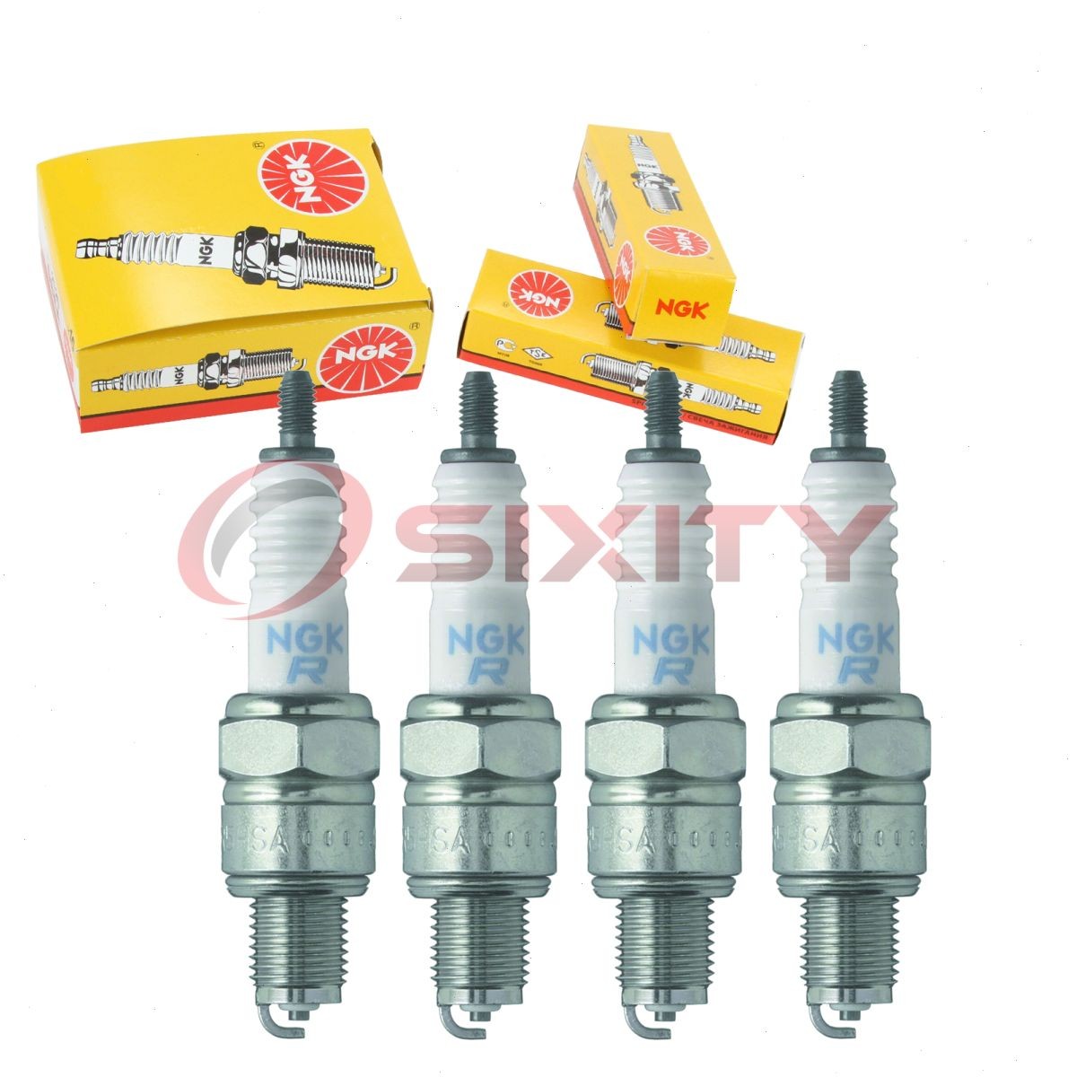 4 pc NGK 4549 CR7HSA Standard Spark Plugs for Z9Y U22FSR-U U22FSR-L U22FS-L ug