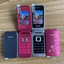 Samsung C3520 FM Radio 1.3MP 2.4 GSM MP3 Bluetooth Unlocked Flip Phone Test Good