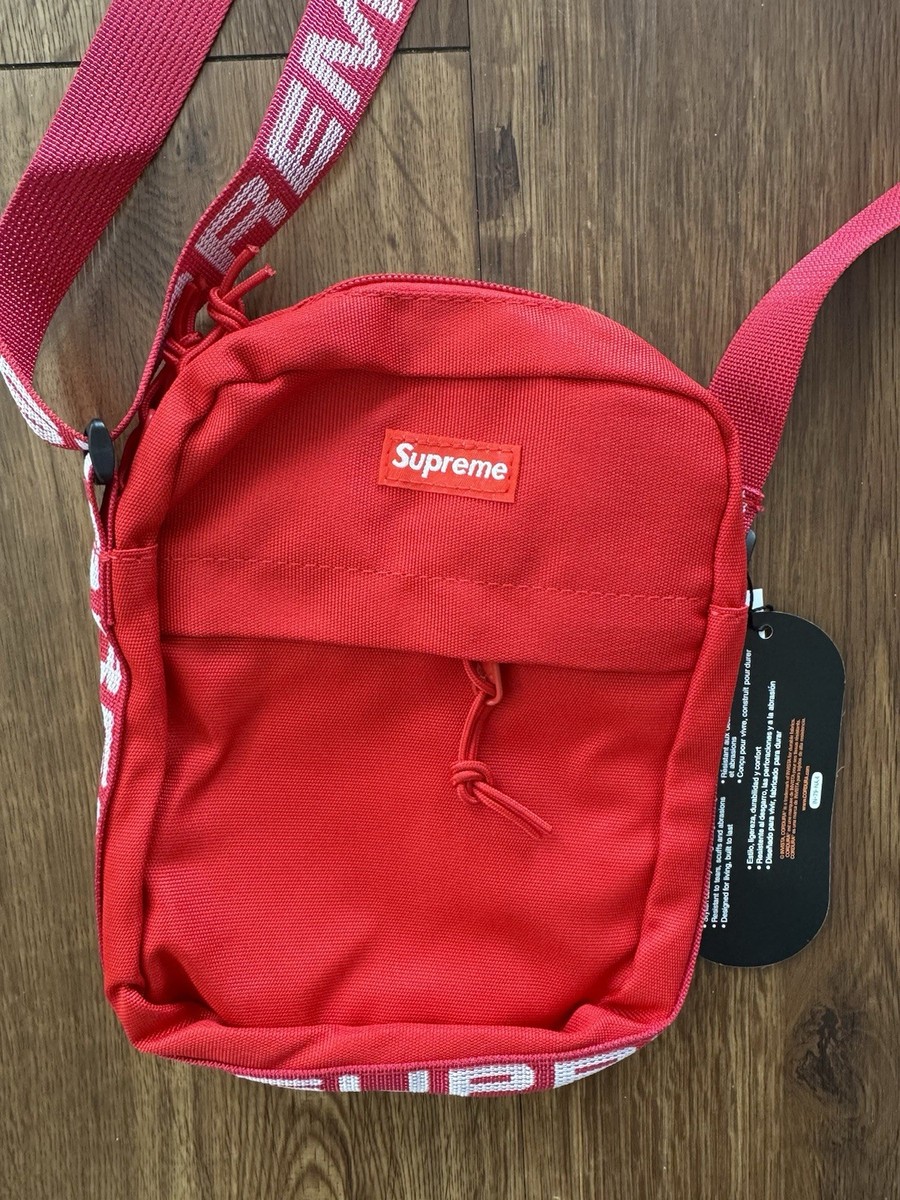 Supreme shoulder bag 18FW 赤 Supreme-Shoulder-Bag-FW18-Red-