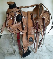 Wade Leather Ranch Roping Western Horse Saddle Roper Tree A Fork Work Trail Tack