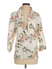 LC Lauren Conrad Women Ivory Blazer S