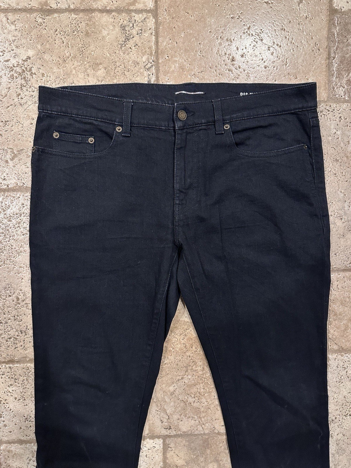 Jeans Saint Laurent Paris Anthony Vaccarello nero D02 denim