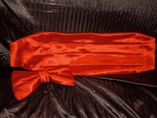 Boys Wedding/Formal Cumberbun  Bowtie Set In Red Size L