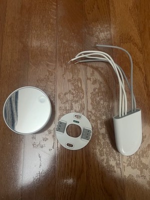 Google Nest Smart Thermostat, Snow - GA01334-US with c wire adapter