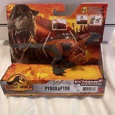 Jurassic World Dominion Extreme Damage Pyroraptor Dinosaur Walmart Exclusive-New