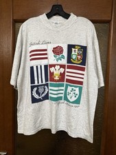 Vintage 90s Adidas British Lions South Africa 1997 Rugby Tour T-Shirt XL Rare