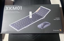ProtoArc XKM01 Foldable Full-Size Wireless Keyboard and Mouse Combo