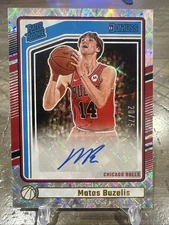 2024-25 Panini Donruss Matas Buzelis #255 Diamond Prizm Rated Rookie RC Auto /75