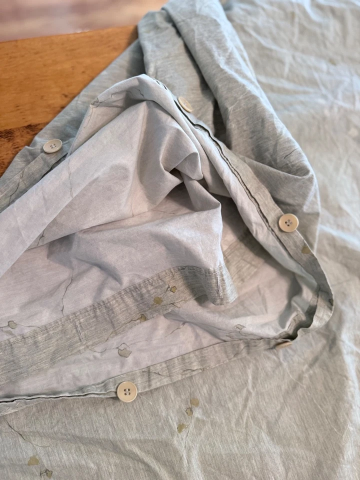 Elegante funda nórdica de algodón FLORL VERDE: 1 Cal K Foto 3 de 4