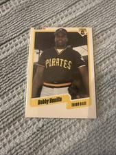 RARE ERROR MIS-CUT 1990 FLEER BOBBY BONILLA #462