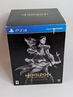 Horizon Zero Dawn Collector's Edition PS4 PlayStation 4 W/ Statue & Steel Book
