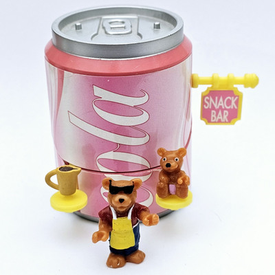  Vivid PICCINI PICCIO Itsy Bitsy Teeny Weeny COOL BEAR SNACK BAR Cola Coke Dose
