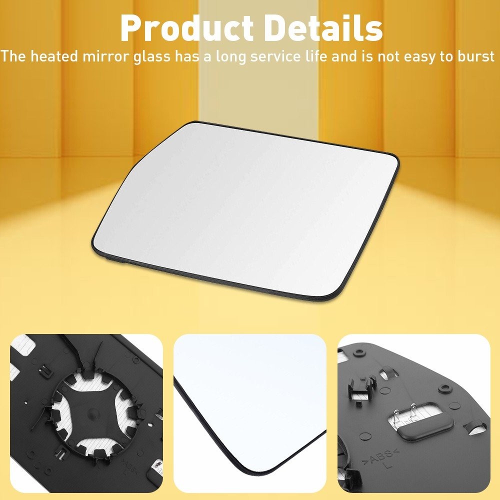 1/2Set Driver Left Mirror Power Side Glass Fit 04-10 For Ford F150 F-150 Mark LT thumbnail 2