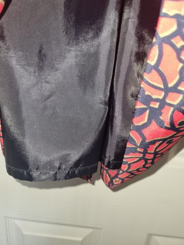 Women's Red, Navy And Brown Size 16 Sheath Dress By Next - Picture 4 of 10